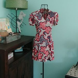 Vintage Small Floral Dress Excellent Condition